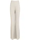 Silvia Tcherassi Andie Long-length Straight-leg Trousers In Grey