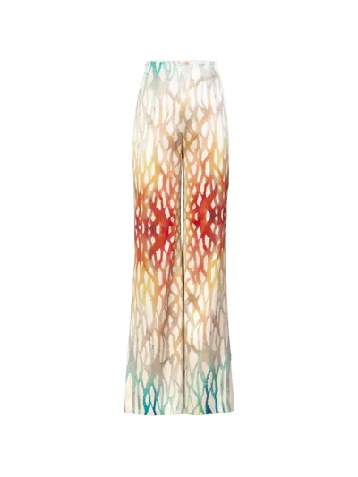 Silvia Tcherassi Andie Printed Trousers In Multi