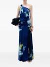 Silvia Tcherassi Antara Maxi Dress In Blue