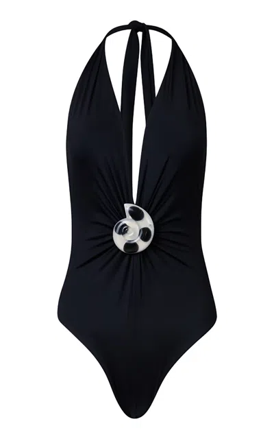 Silvia Tcherassi Arden Bodysuit In Black