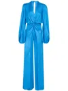 Silvia Tcherassi Arnetia Twist Detailing Jumpsuit In Blue