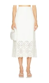 Silvia Tcherassi Atira Skirt Pearl In White