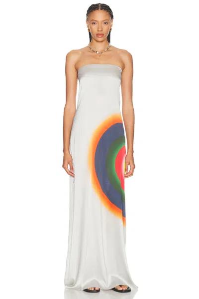 Silvia Tcherassi Bahiana Graphic-print Dress In White
