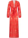 Silvia Tcherassi Battia Dress In Red