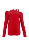 Silvia Tcherassi Belinda Off-the-shoulder Top In Red
