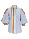 Silvia Tcherassi Belkis Blouse In Blue