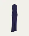 Silvia Tcherassi Bogna Gathered Jersey Maxi Dress