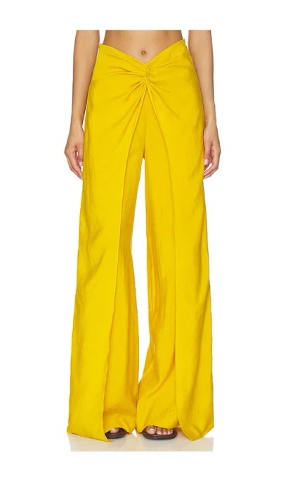 Silvia Tcherassi Canturipe Pant In Yellow