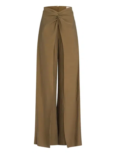 Silvia Tcherassi Canturipe Trousers In Brown