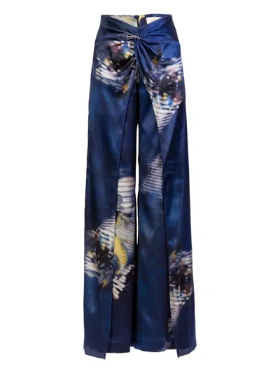 Silvia Tcherassi Canturipe Trousers In Blue