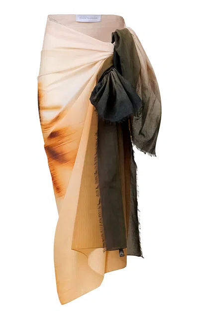 Silvia Tcherassi Caribbean Cotton Pareo In Multi