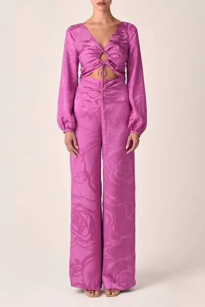 Silvia Tcherassi Casey Pants In Magenta