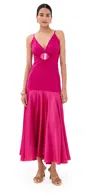 Silvia Tcherassi Casiana Dress Magenta In Purple