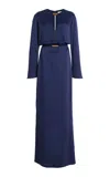 Silvia Tcherassi Cassy Maxi Dress In Blue