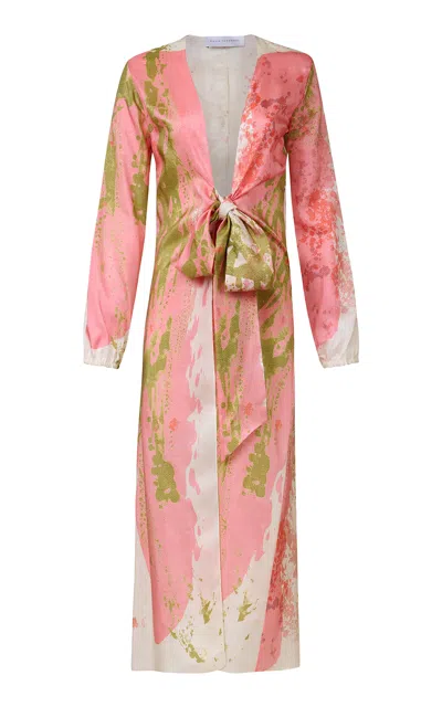 Silvia Tcherassi Cecelia Silk Tunic In Pattern