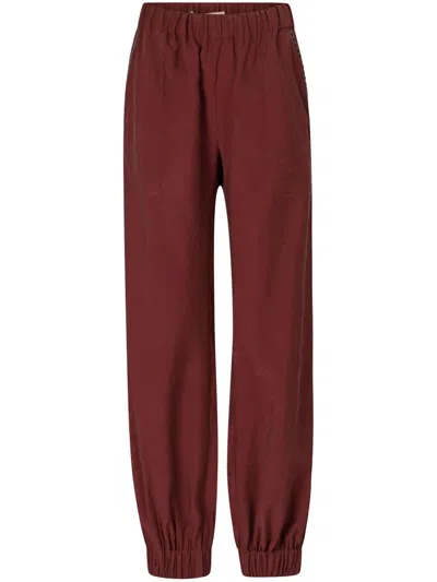 Silvia Tcherassi Chilean Trousers In Red