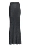 Silvia Tcherassi Ciji Maxi Skirt In Dark Grey