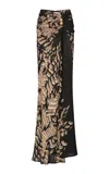 Silvia Tcherassi Claudia Gathered Maxi Skirt In Black