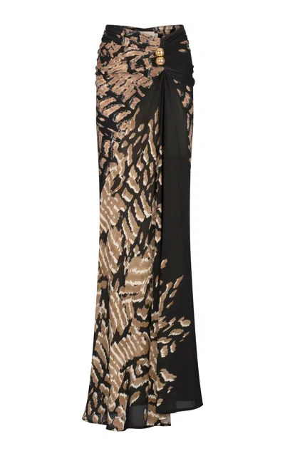 Silvia Tcherassi Claudia Gathered Maxi Skirt In Black