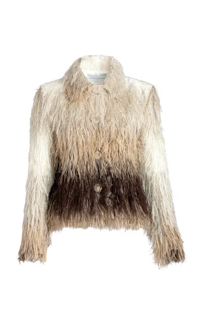 Silvia Tcherassi Columba Jacket In Brown