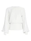 Silvia Tcherassi Covilha Blouse In White
