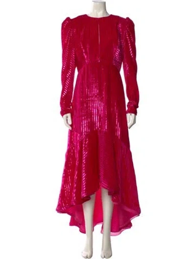 Pre-owned Silvia Tcherassi Crew Neck Long Dress W/ Tags