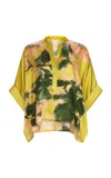 Silvia Tcherassi Daia Stretch-silk Top In Multi