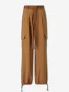 Silvia Tcherassi Darnell Cargo Trousers In Brown