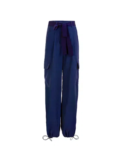 Silvia Tcherassi Darnell Trousers In Blue