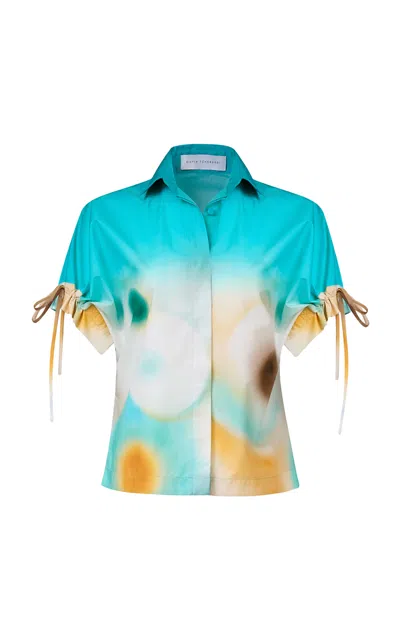 Silvia Tcherassi Dixie Cotton Shirt In Multi