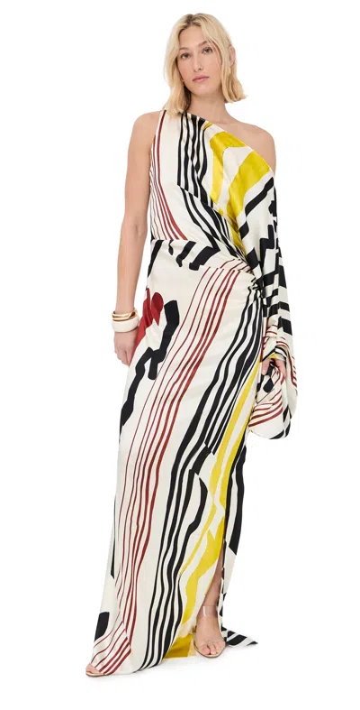 Silvia Tcherassi Dotty Dress Multi Color Stripe