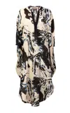 Silvia Tcherassi Elea Silk Tunic In Black