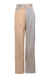 Silvia Tcherassi Emine Silk Wide Leg Pants In Multi