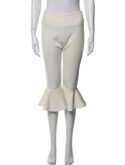 Pre-owned Silvia Tcherassi Flared Pants In Neutral