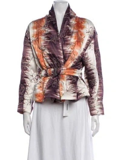 Pre-owned Silvia Tcherassi Floral Print Jacket In Multicolor