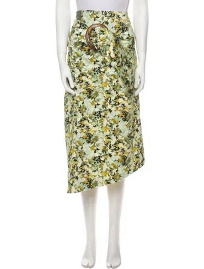 Pre-owned Silvia Tcherassi Floral Print Midi Length Skirt In Multi