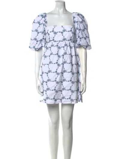 Pre-owned Silvia Tcherassi Floral Print Mini Dress In Multi