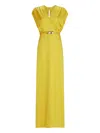 Silvia Tcherassi Freda Maxi Dress In Yellow