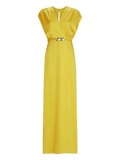 Silvia Tcherassi Freda Maxi Dress In Yellow
