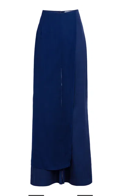 Silvia Tcherassi Gaucin Pants In Blue