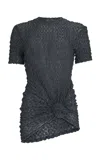 Silvia Tcherassi Gen Wrap Detailed Top In Dark Grey