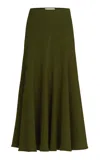 Silvia Tcherassi Gilda A-line Midi Skirt In Green