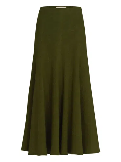 SILVIA TCHERASSI GILDA FLARED MIDI SKIRT