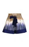 Silvia Tcherassi Giorgio Cotton Shorts In Multi