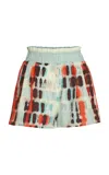 Silvia Tcherassi Giorgio Stretch-cotton Shorts In Multi