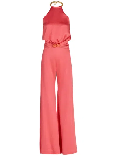 Silvia Tcherassi Grosetto Wide-leg Jumpsuit In Pink