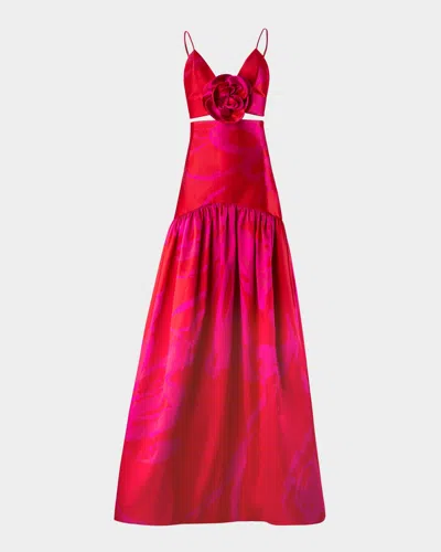 Silvia Tcherassi Helen Set Dress In Rosfushf