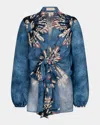 Silvia Tcherassi Honey Tie-front Blouse In Acnoflwr