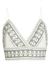 Silvia Tcherassi Ibbie Top In White