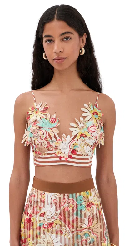 Silvia Tcherassi Ibbie Top Multicolor Flower